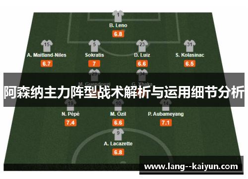 阿森纳主力阵型战术解析与运用细节分析